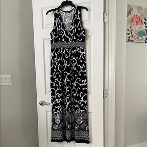 Elementz Monochrome Patterned Dress